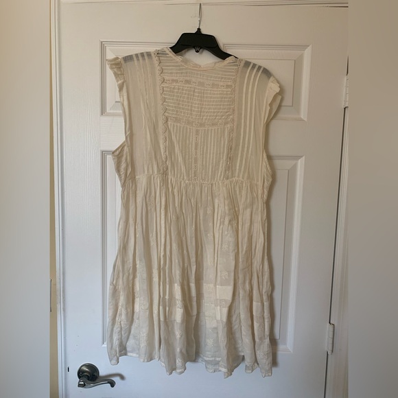 NWT Free‎ People Embroidered Babydoll Dress Boho Cottagecore Romantic Coquette - Picture 3 of 8